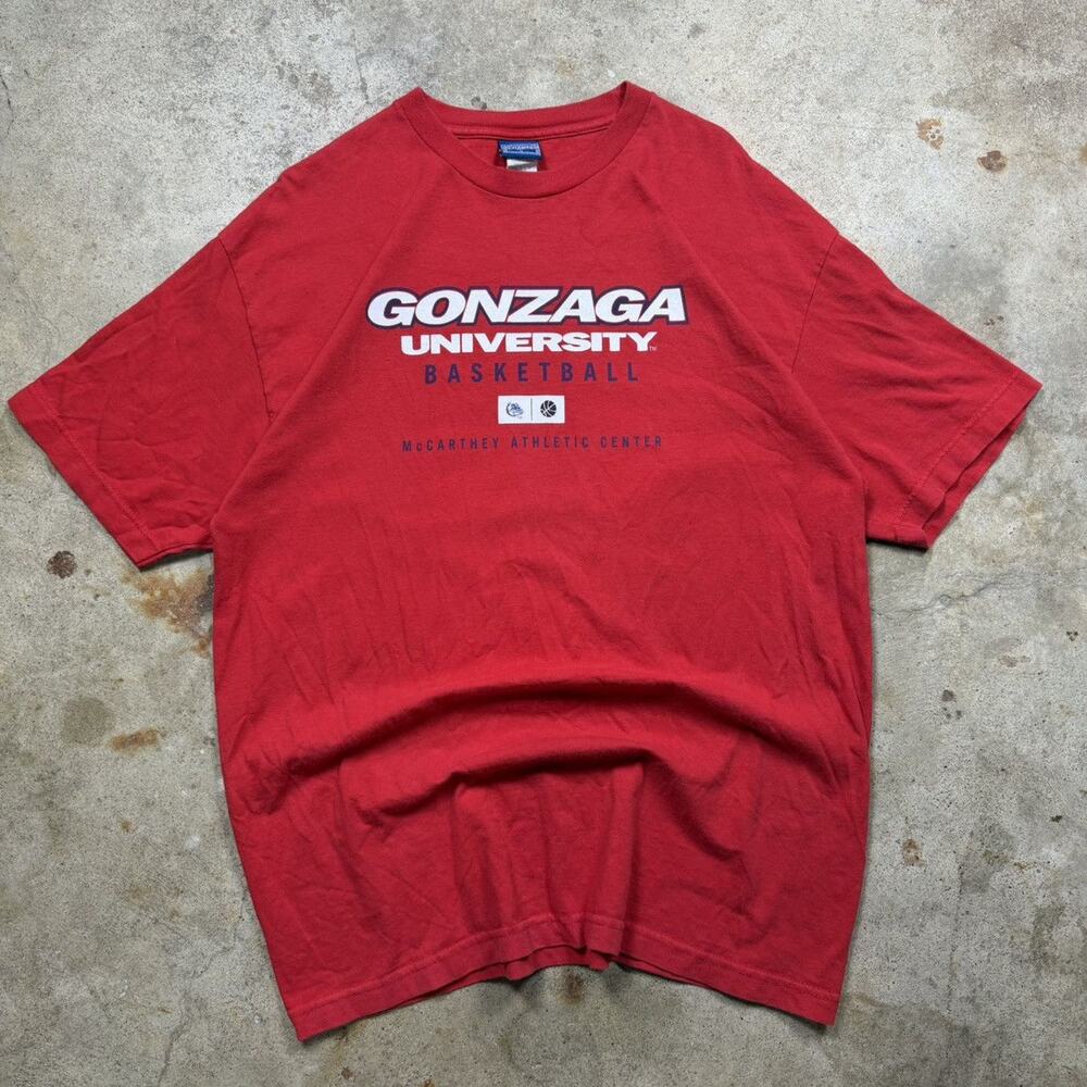 VTG Y2K Gonzaga University Basketball Shirt Size L